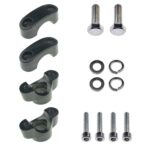 Tomos Voorvork stuurklem set zwart oud model A3 / A35