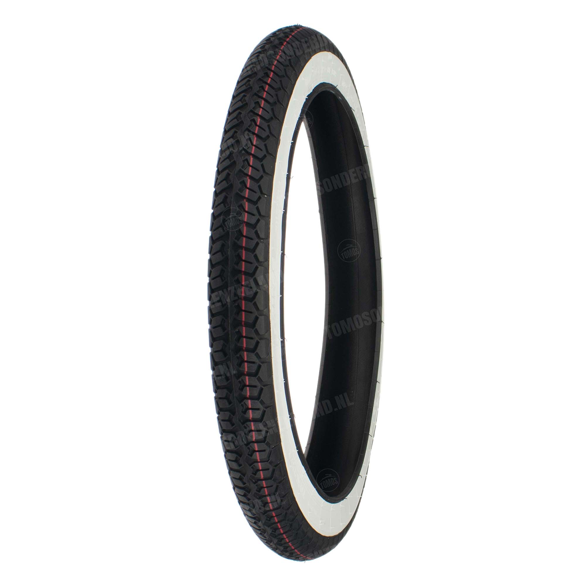1274 Buitenband 16 inch 2.25x16 Mitas B8 white wall Straatband S25 / A3 / A35