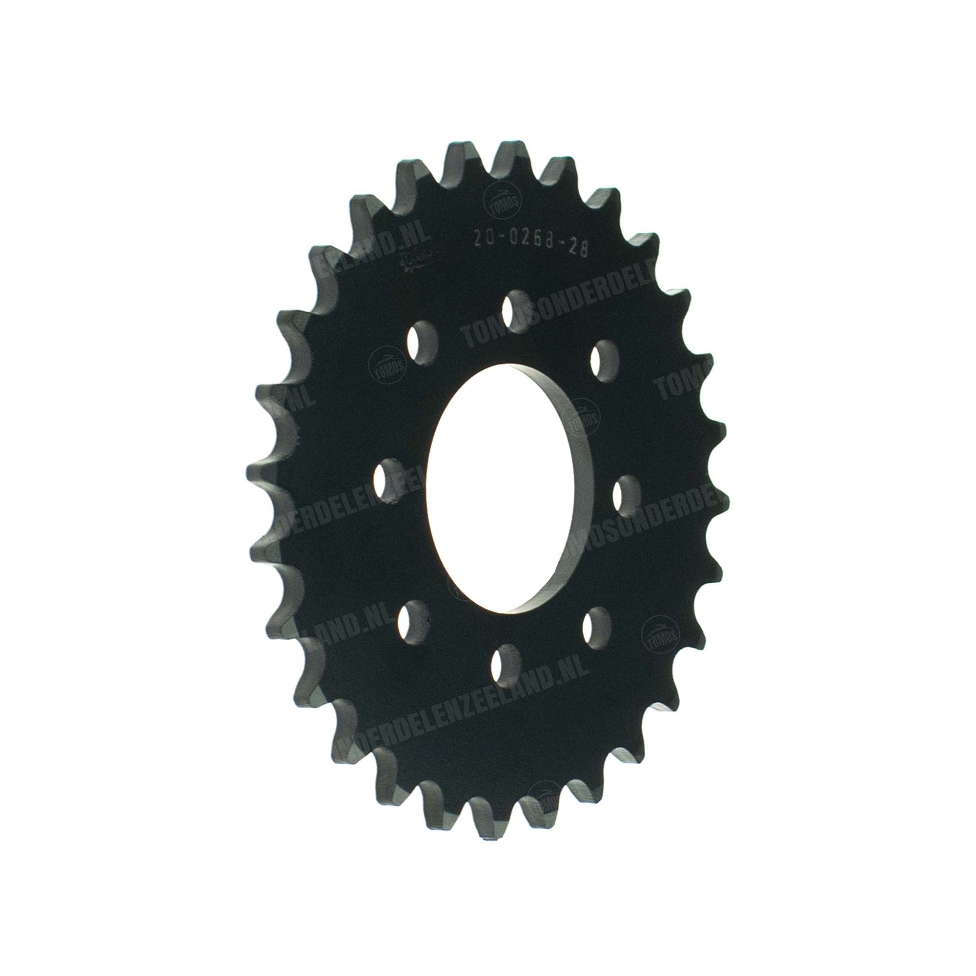 1316 Tomos Achtertandwiel 28 tanden Esjot A-kwaliteit