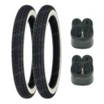 Buitenband 16 inch 2.25x16 Kenda K252 white wall banden met binnenband set S25 / A3 / A35