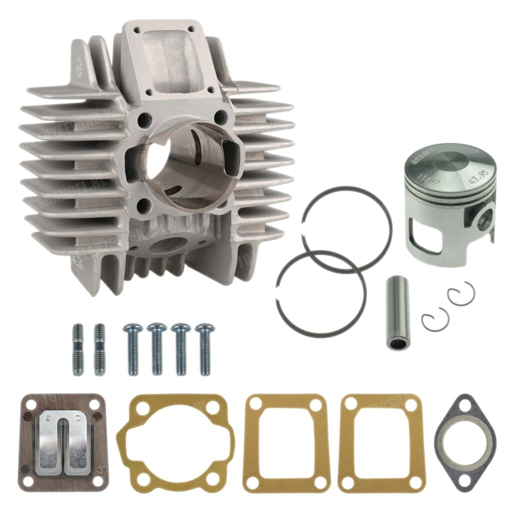 Tomos Cilinder 65cc 44mm Airsal aluminium pen 12 met membraan A35 / A52