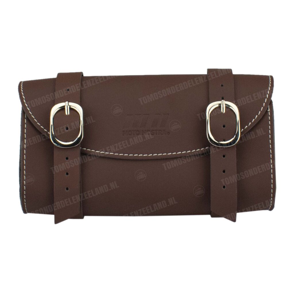 Gereedschaptas zadeltas / stuurtas bruin universeel Moto-Nostra