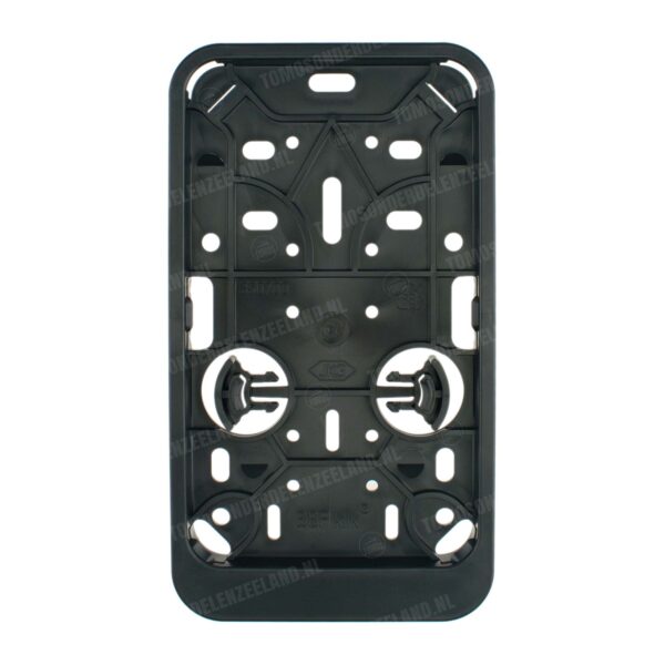 Kentekenplaathouder staand zwart 10x17.5cm