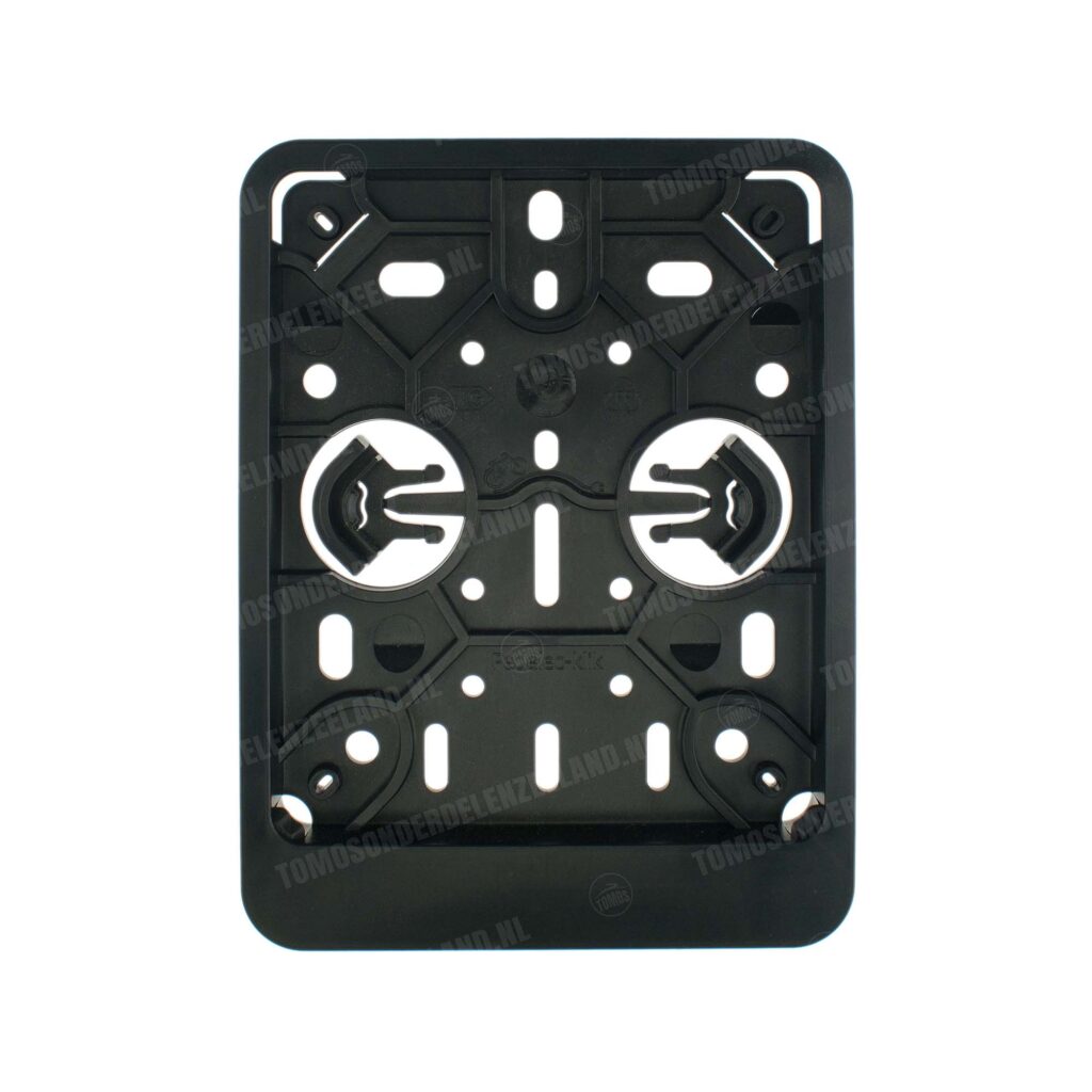 Kentekenplaathouder België zwart 10x12cm