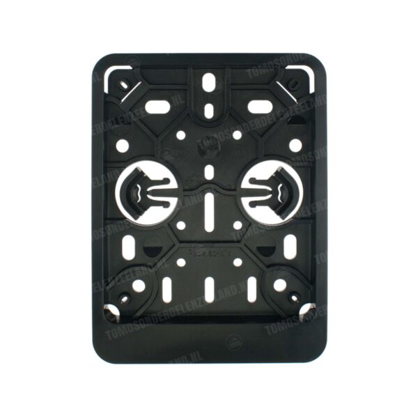 Kentekenplaathouder België zwart 10x12cm