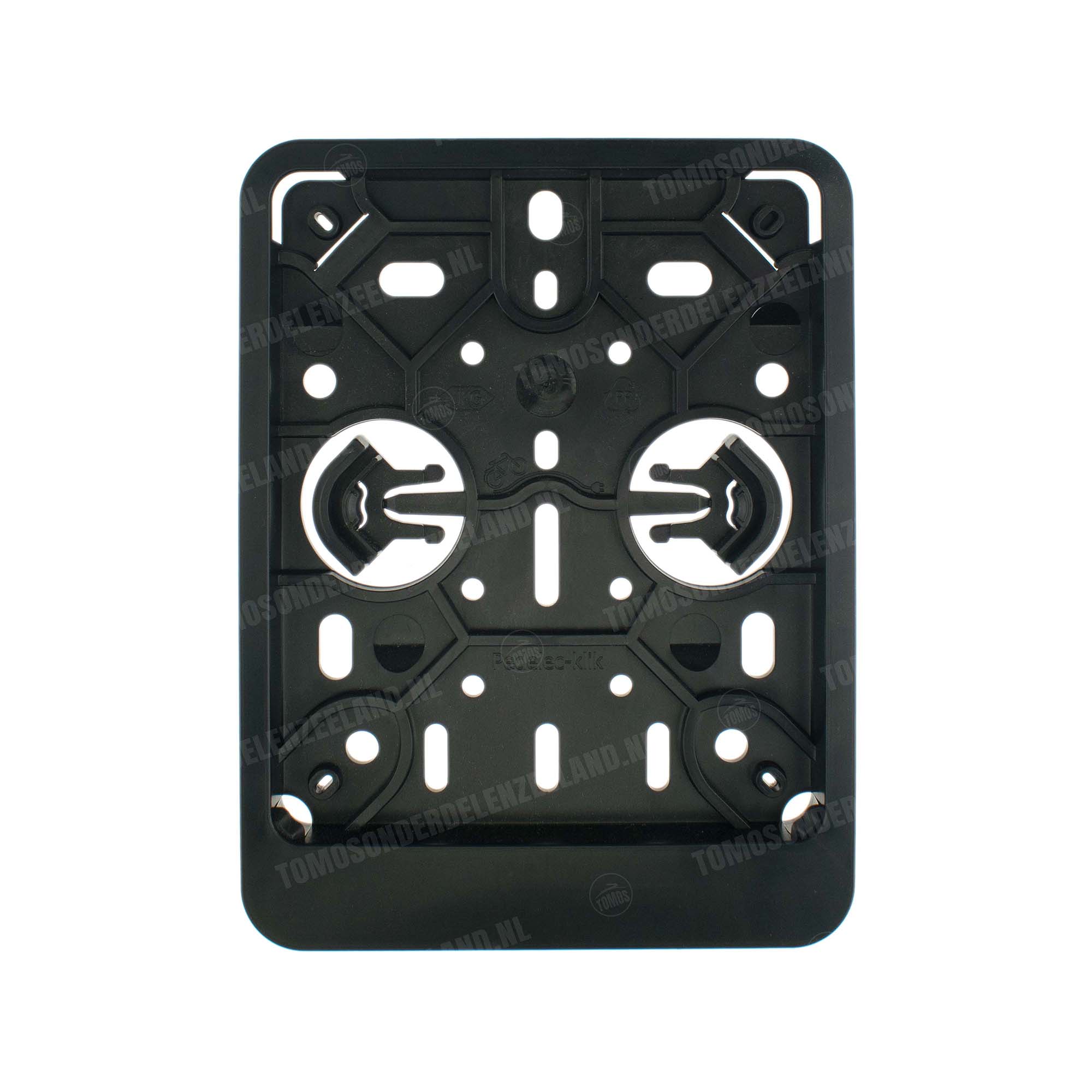 1461 Kentekenplaathouder België zwart 10x12cm