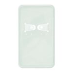 Kentekenplaathouder staand wit staal 10x17.5cm