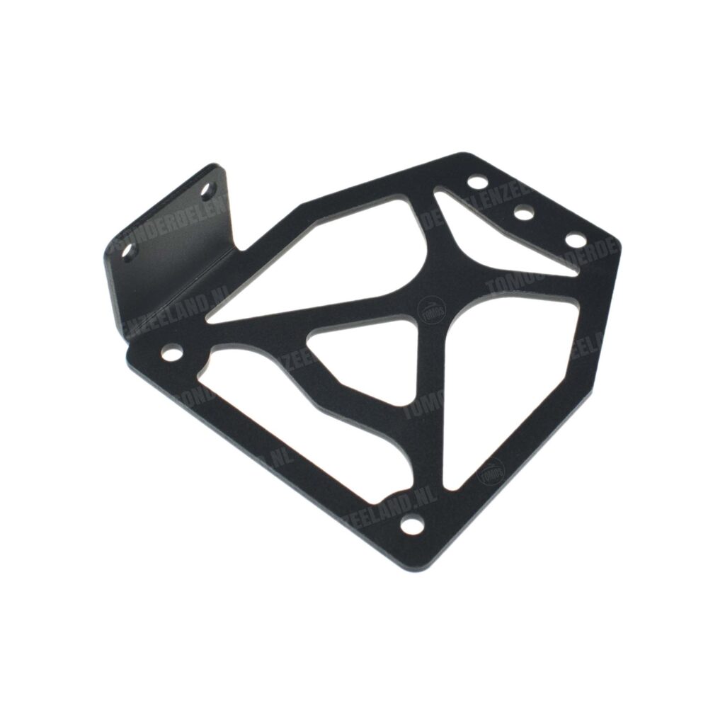 Kentekenplaathouder zijkant montage aluminium universeel zwart