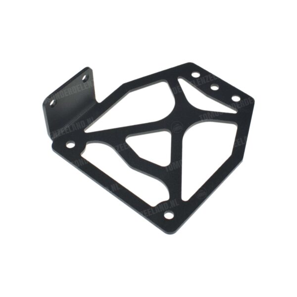 Kentekenplaathouder zijkant montage aluminium universeel zwart