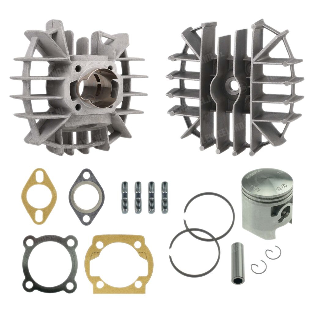 Tomos Cilinder 65cc 44mm Airsal aluminium met cilinderkop A55