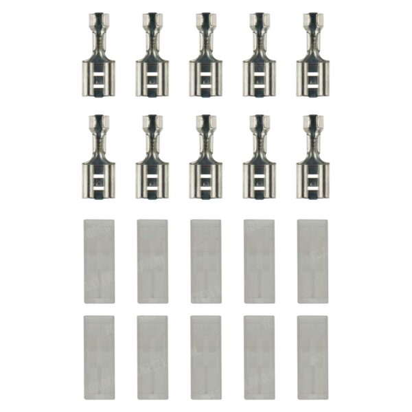 Kabelschoen schuifstekker set 10 stuks