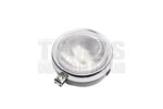 Koplamp unit zwart rond 130mm universeel