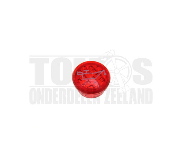 Tomos Controleglaasje Olie rood 10mm