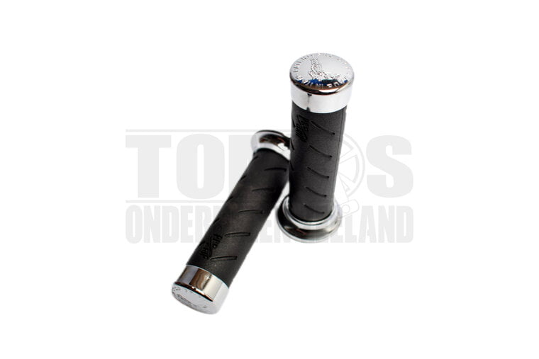 Handvatset ProGrip zwart / chroom 22mm / 24mm