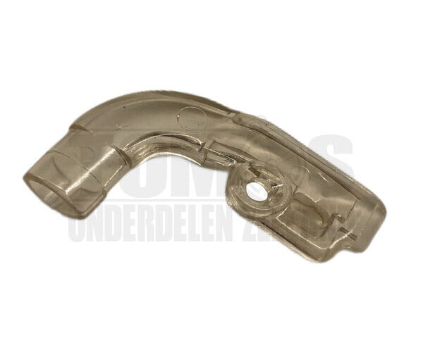 Gashendel rechts snelgas stuurstuk haaks M84 transparant Lusito