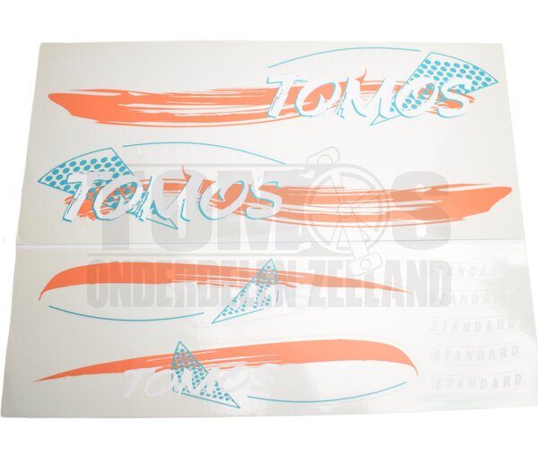 Tomos Stickerset Standaard compleet set