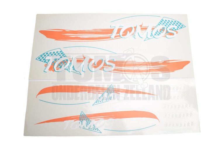Tomos Stickerset Standaard compleet set
