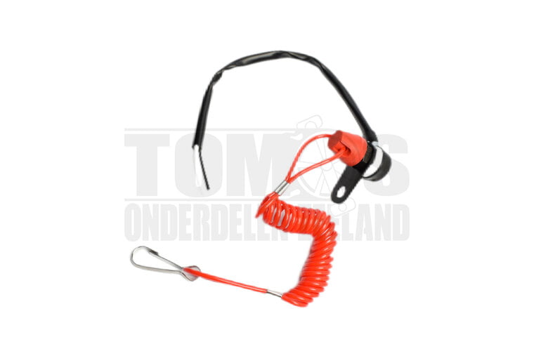 Stuurschakelaar motor Killswitch / dodemanskoord frame montage rood