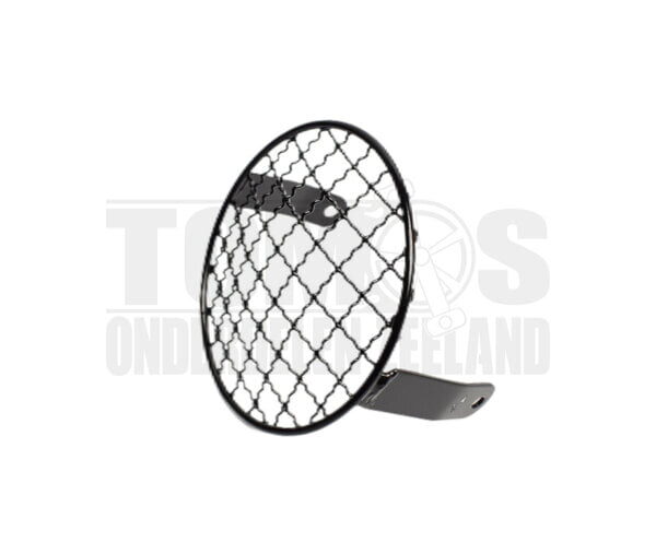 Koplamprooster rond 130mm zwart universeel