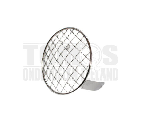 Koplamprooster rond 130mm chroom universeel