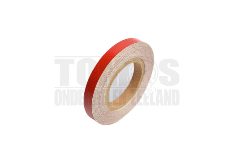 Velglint / velg sticker 5mm 6 meter rood