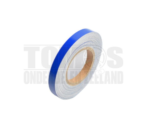 Velglint / velg sticker 5mm 6 meter blauw