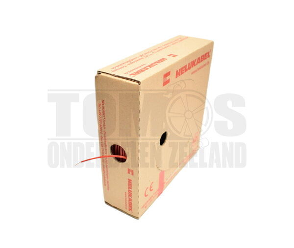 Electrisch draad rood 1.5mm montagedraad per meter