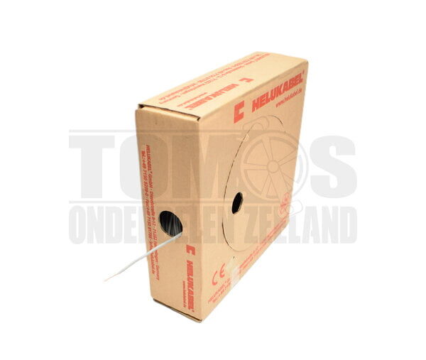 Electrisch draad grijs 1.5mm montagedraad per meter