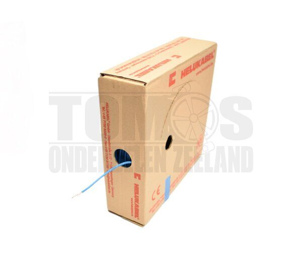 Electrisch draad blauw 1.5mm montagedraad per meter