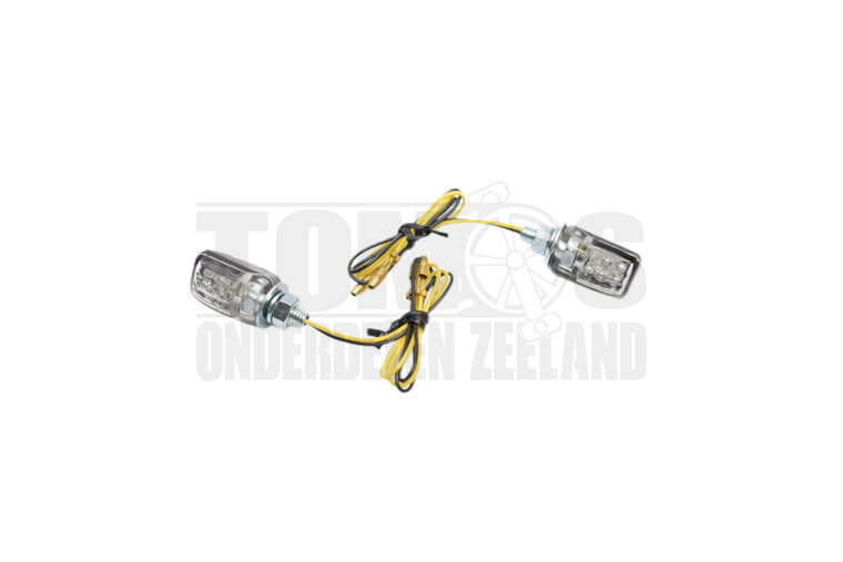 Tomos Knipperlicht led klein zwart set universeel