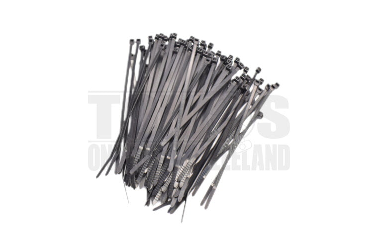 Tiewraps zwart 14 cm 100 stuks