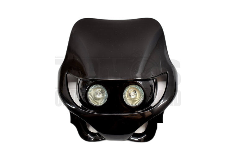 Koplampkap spoiler kap zwart