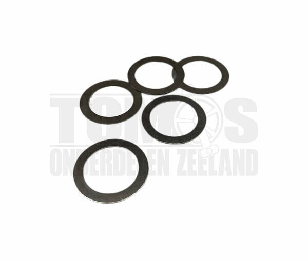 Tomos Opvulring shim 17x24x0.1 voor krukas met 6203C3 / L17 / BO17