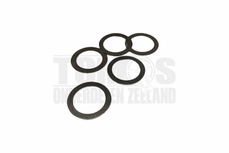 Tomos Opvulring shim 17x24x0.1 voor krukas met 6203C3 / L17 / BO17