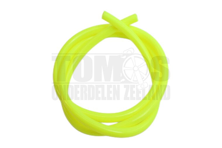 Benzineslang 5x8mm fluor geel 1 meter universeel
