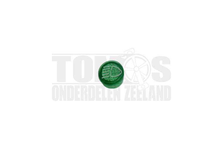 Tomos Controleglaasje dimlicht groen 10mm