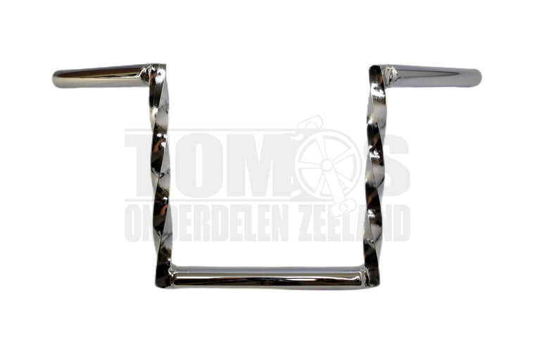 Stuur Gedraaid twist hoog chroom universeel