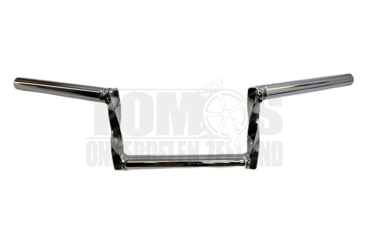 Stuur Gedraaid twist laag chroom universeel