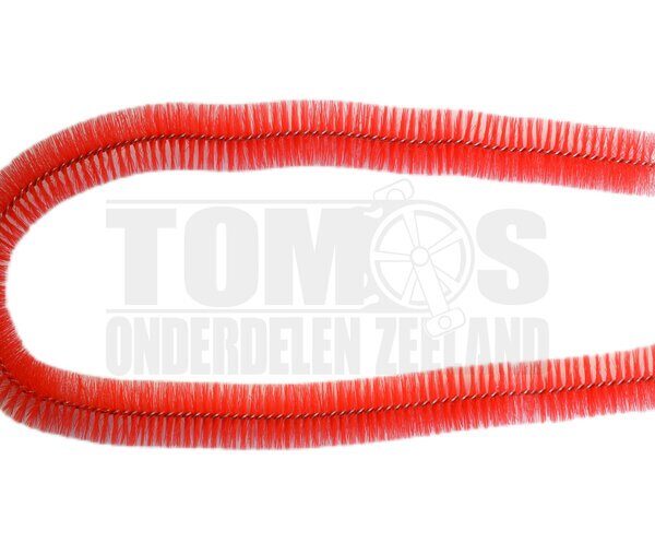Naafborstel 75 cm rood