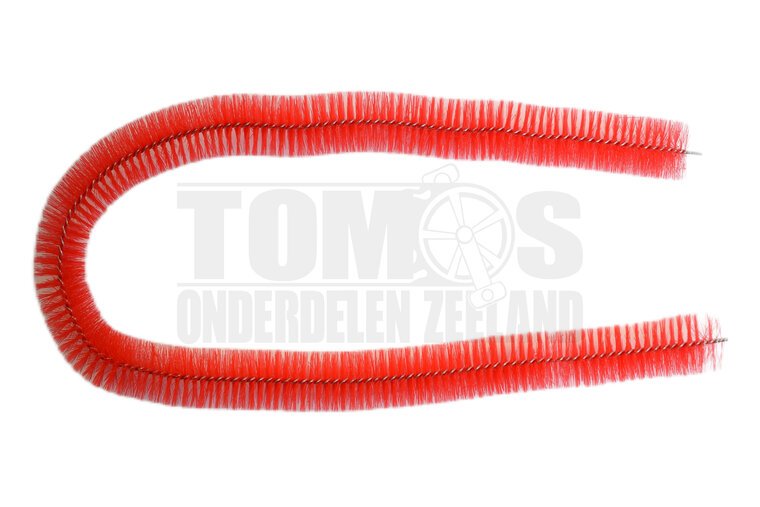 Naafborstel 75 cm rood