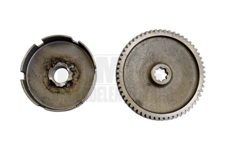 Tomos Versnellingstandwiel met Koppelingshuis 2L / 3L