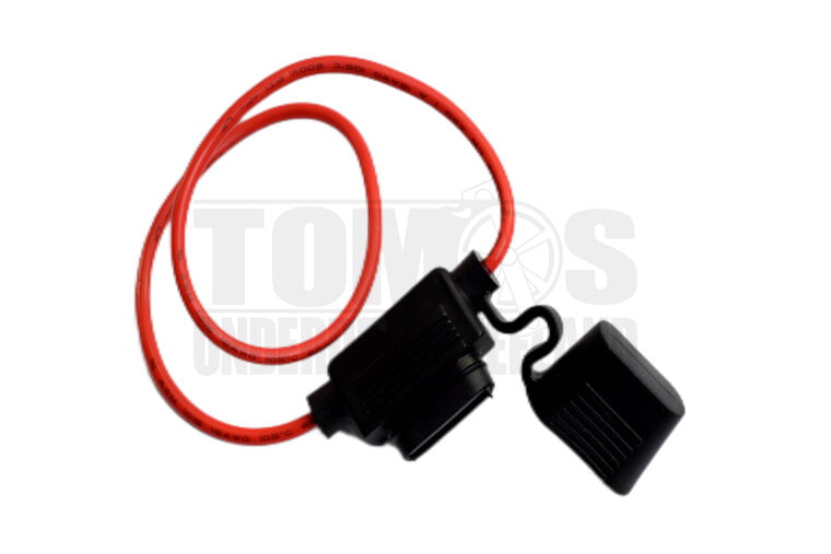 Zekeringhouder met draad voor steekzekering universeel