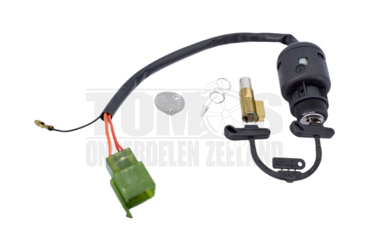 Tomos Contactslot 5-polig met stuurslot E-start model origineel