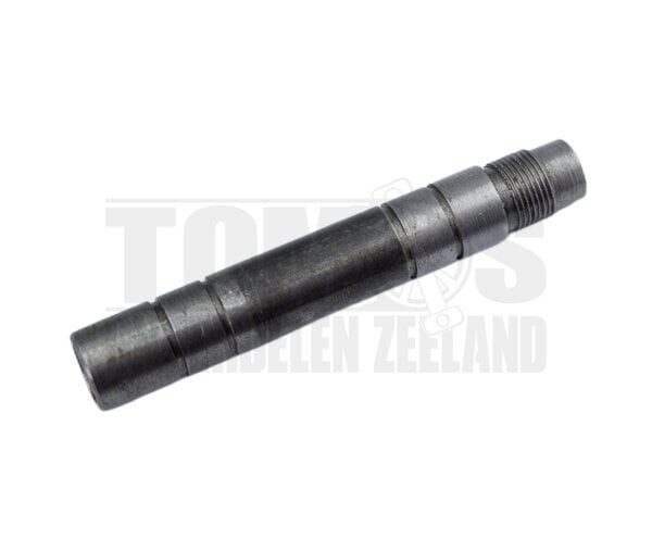 Tomos Voorwiel holle as met seegerring gleuven 2L / 3L origineel