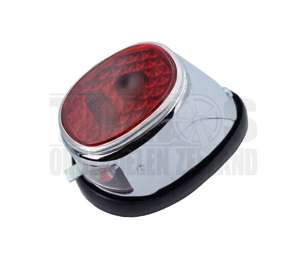 Achterlicht classic luxe chroom met remlicht model Hella universeel