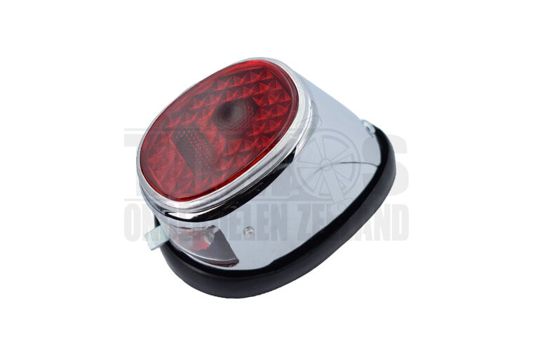 Achterlicht classic luxe chroom met remlicht model Hella universeel