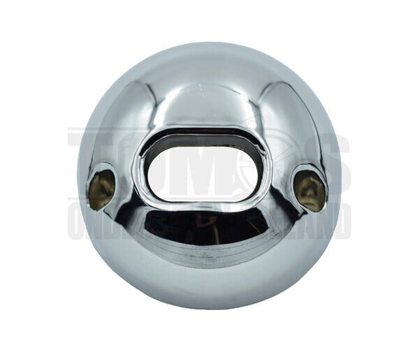 Tomos kilometerteller behuizing onder 60mm chroom origineel