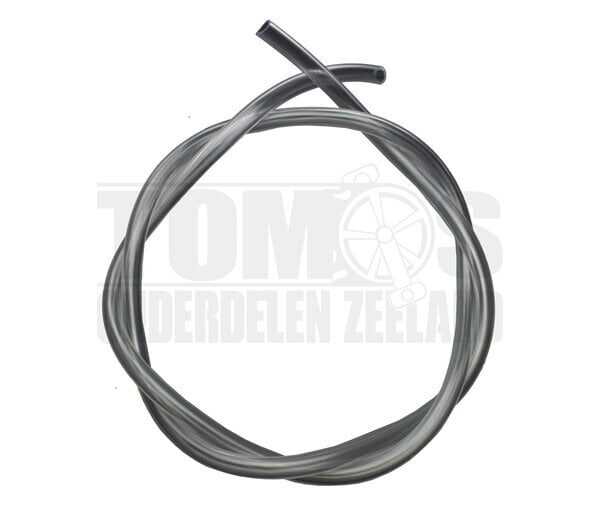 Benzineslang 5x8mm transparant per 1 meter universeel