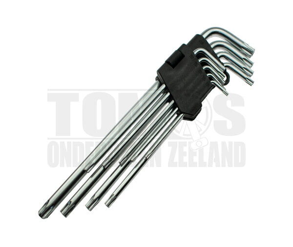 Inbussleutelset 9-delig torx
