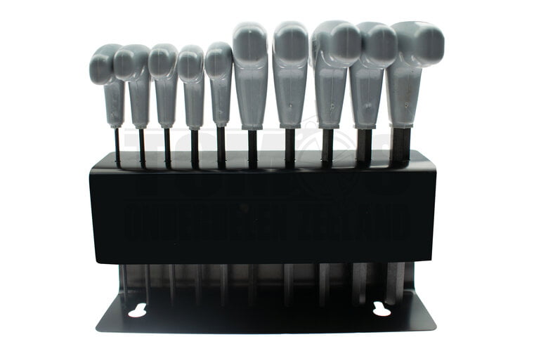 Inbus T-inbussleutelset 10-delig